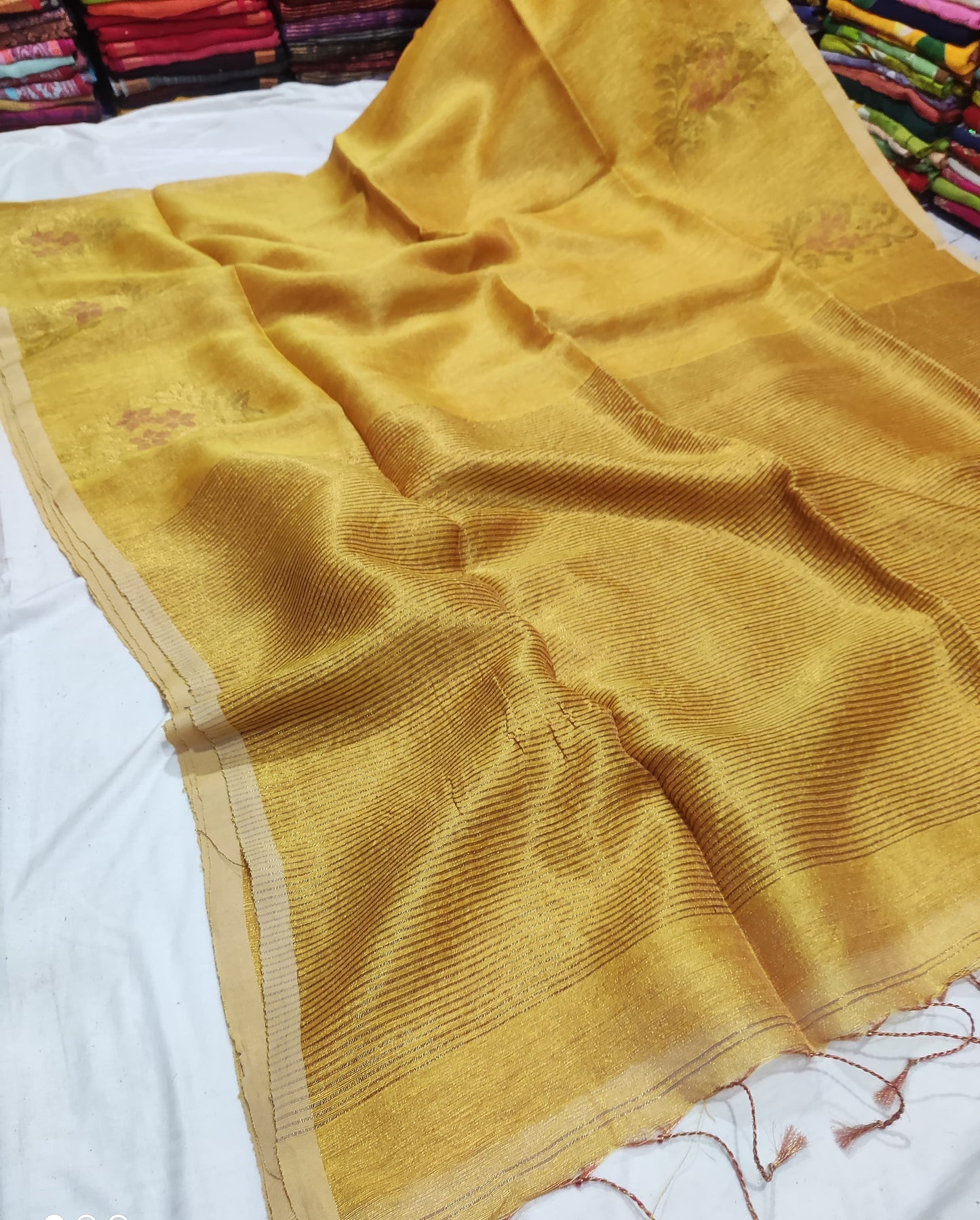 14NOV25. PREMIUM TISSUE LINEN SAREE