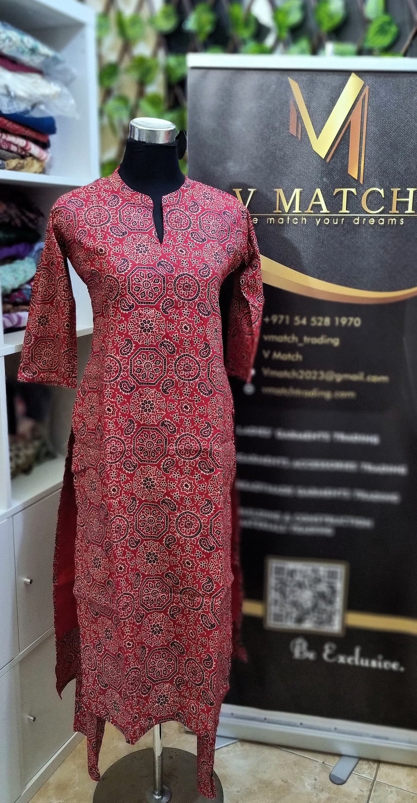 1SEP25.Ajrakh Co-ord Set