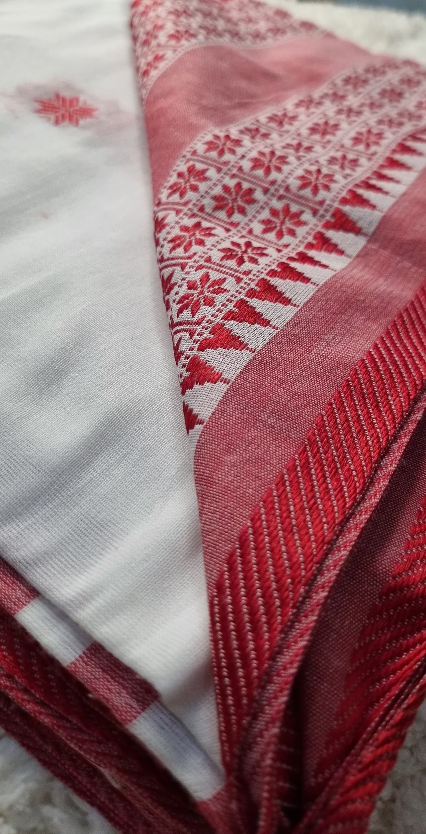 34NOV25. Bengal Handloom Cotton Saree