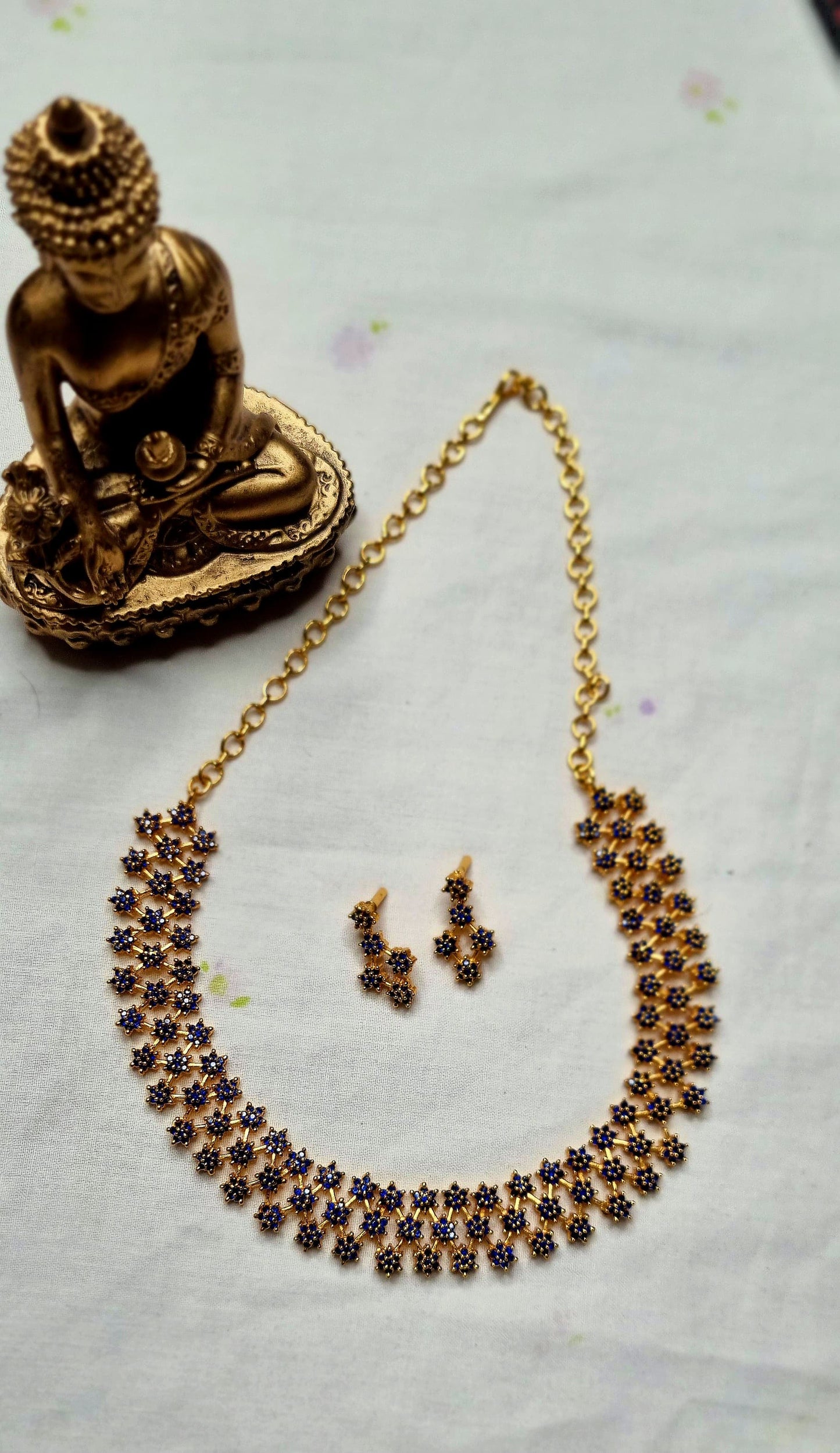 AC9SET. Ad Stone Necklace Set