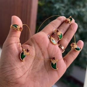AC17SET. Invisible Chain Pallaka Necklace Set