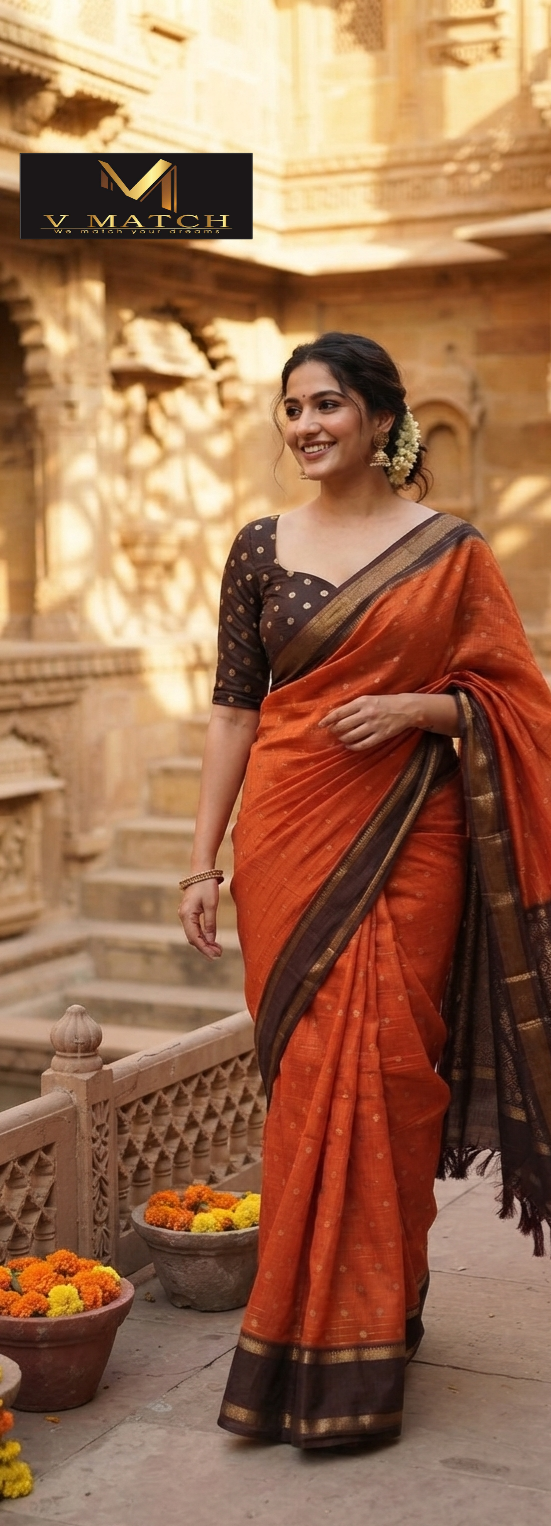 51426. Premium Dola Silk Saree