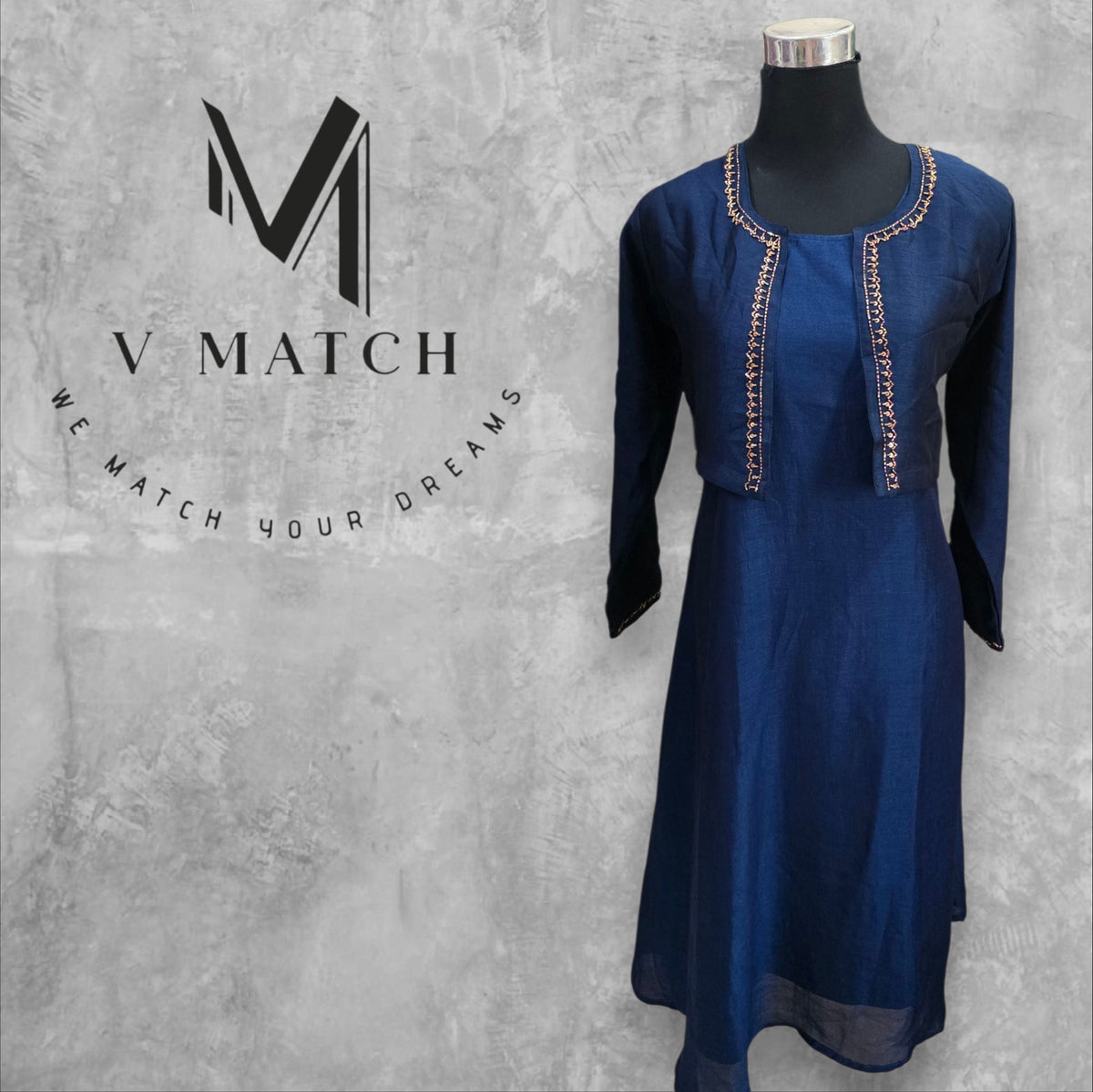 74426. Vichitra Silk Jacket Top