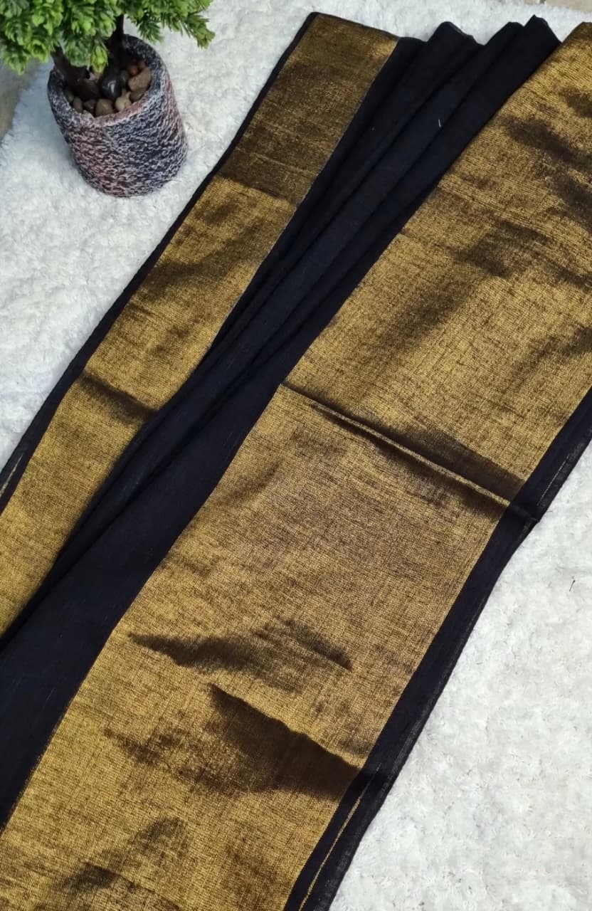 26NOV25-120 Count Linen Saree.