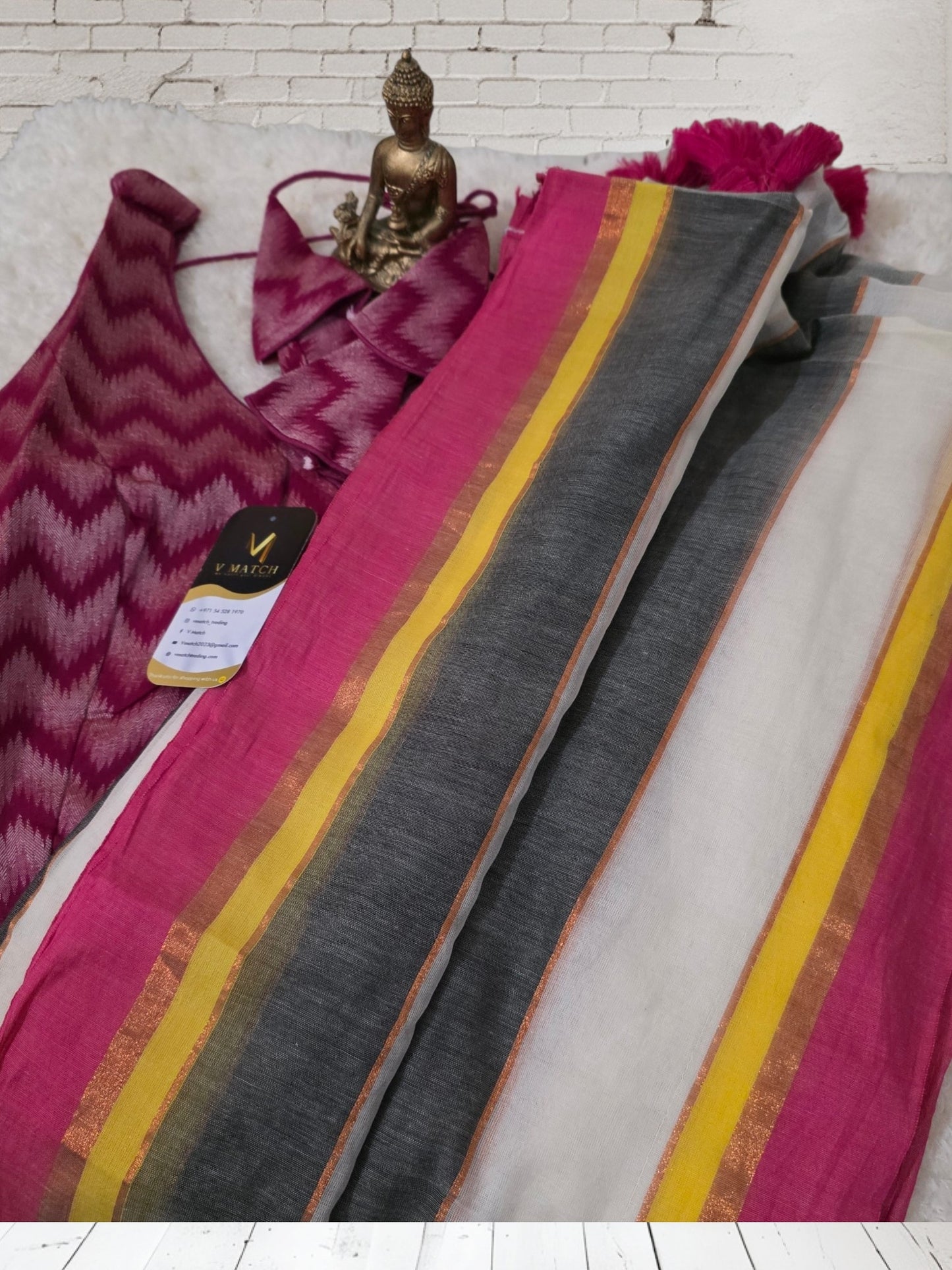 71526. Mulcotton Saree