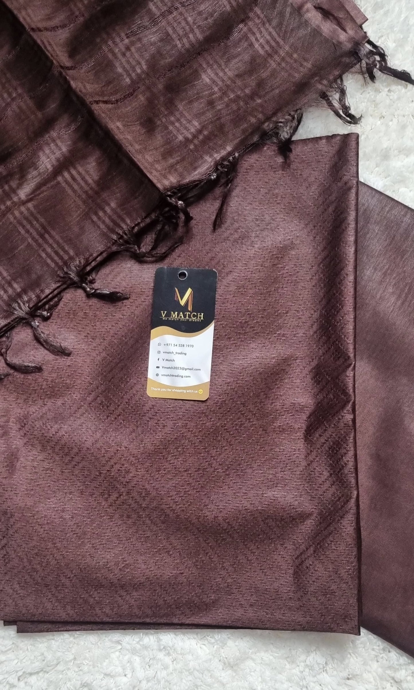 48SEP25. Semi Tussar UnStitched Salwar Material.