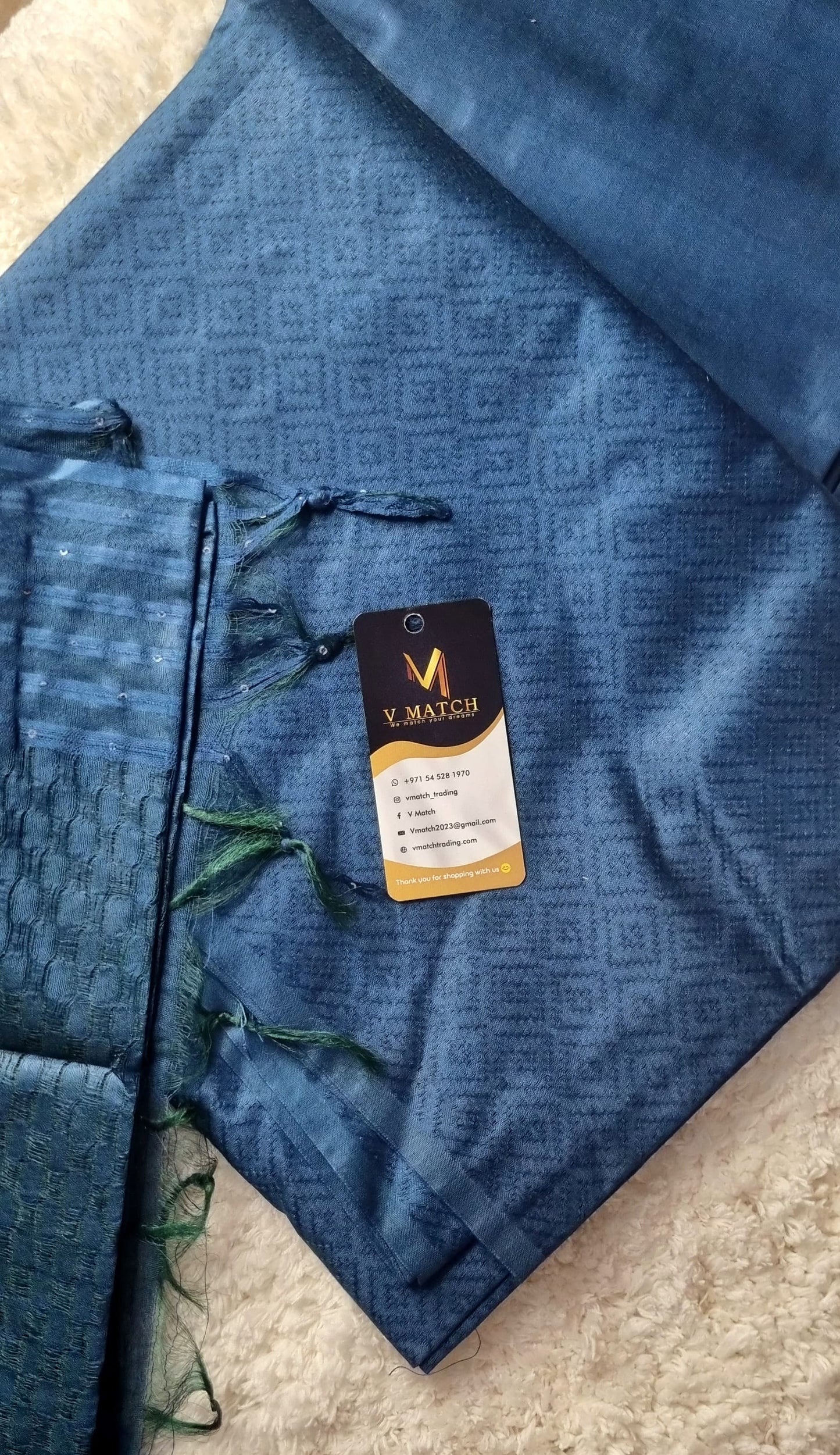 47SEP25. Semi Tussar UnStitched Salwar Material.