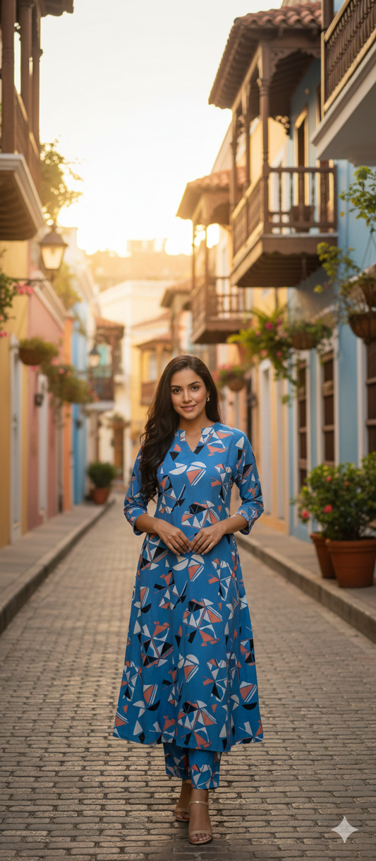 03226. Rayon Co ord set.