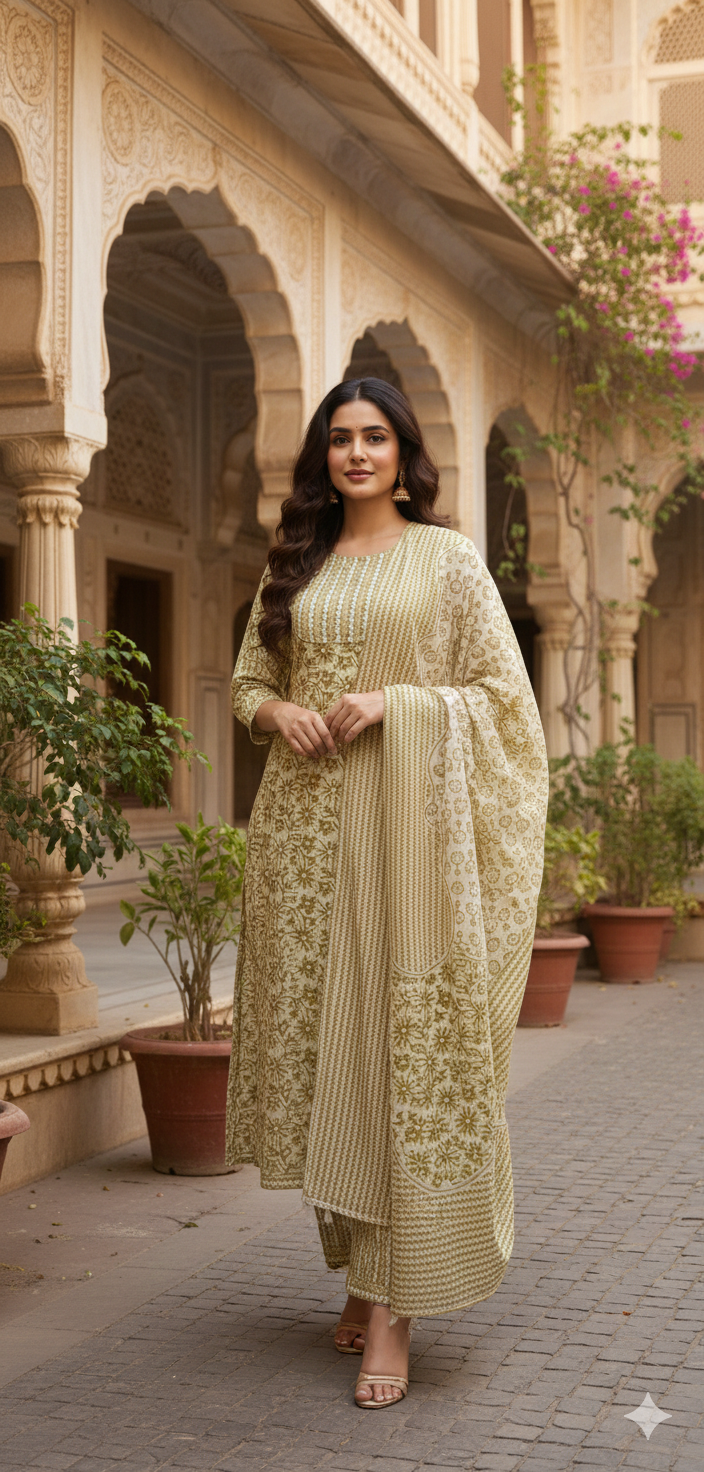 21226. Cotton 3 Piece Set.