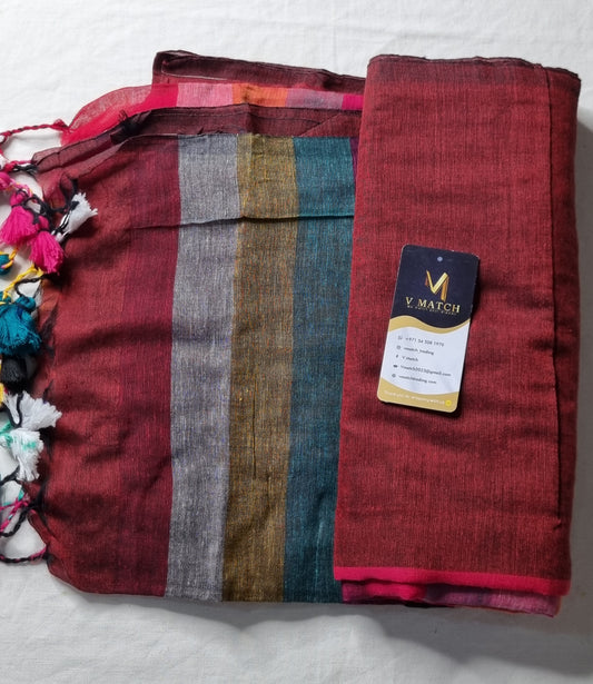 35AUG25. MULCOTTON SAREE
