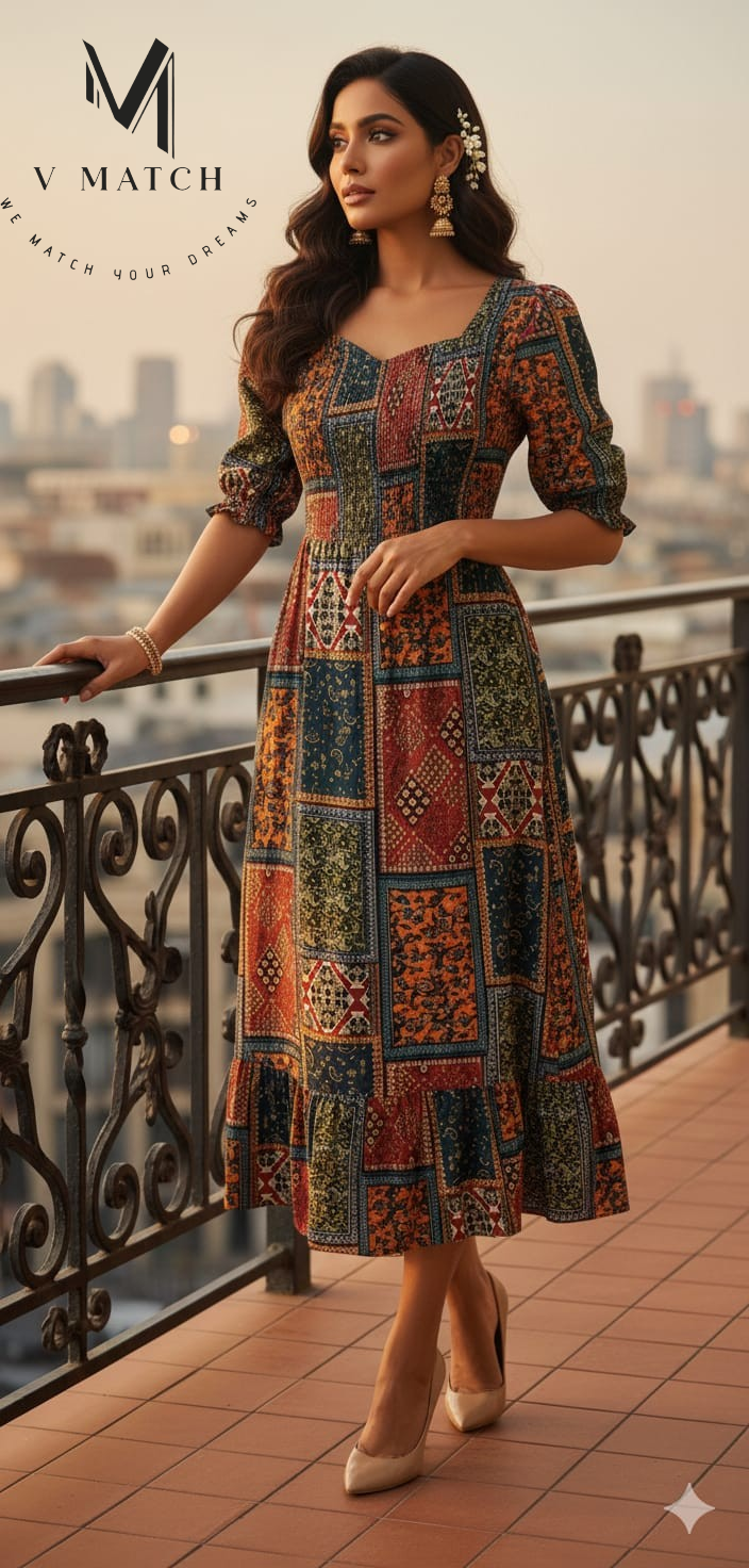 09226. Rayon Frock.