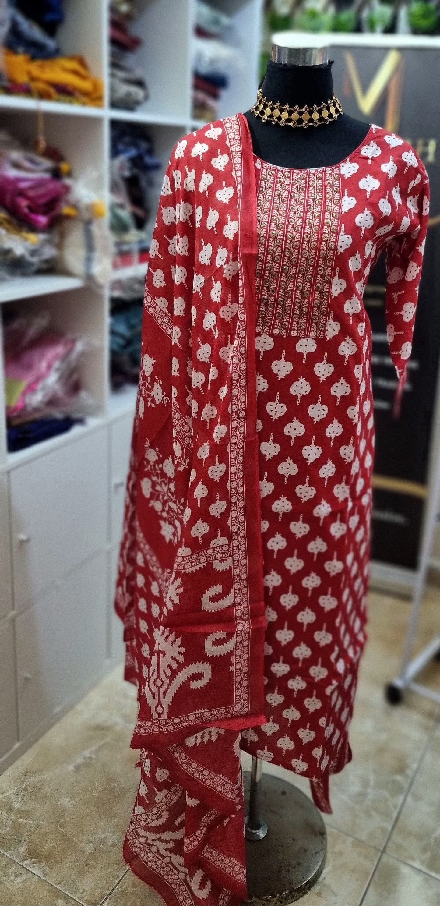 29SEP25. Plus Size Cotton 3 piece Set.