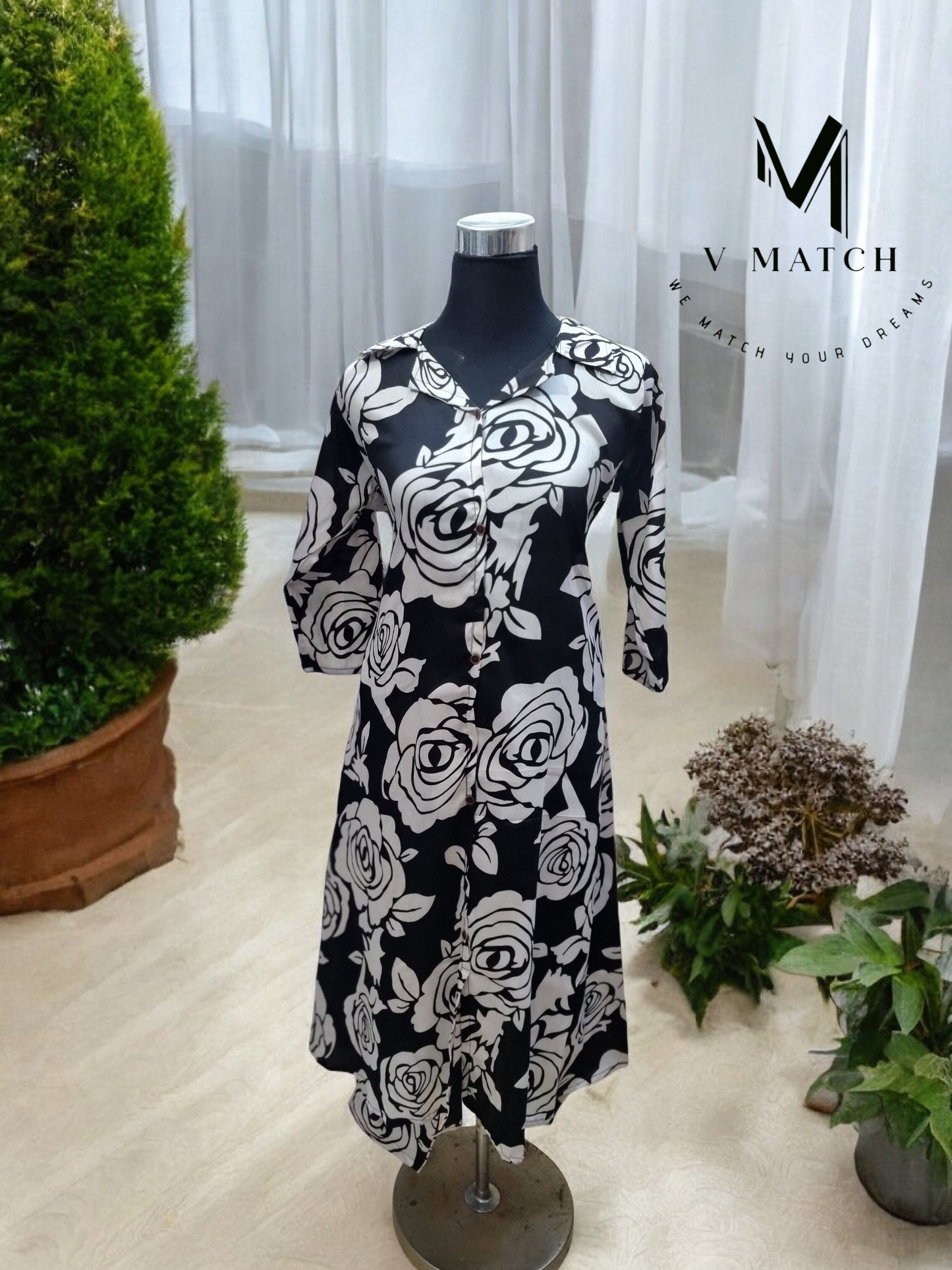 Roses26. Delta Fabric Co-ord Set.