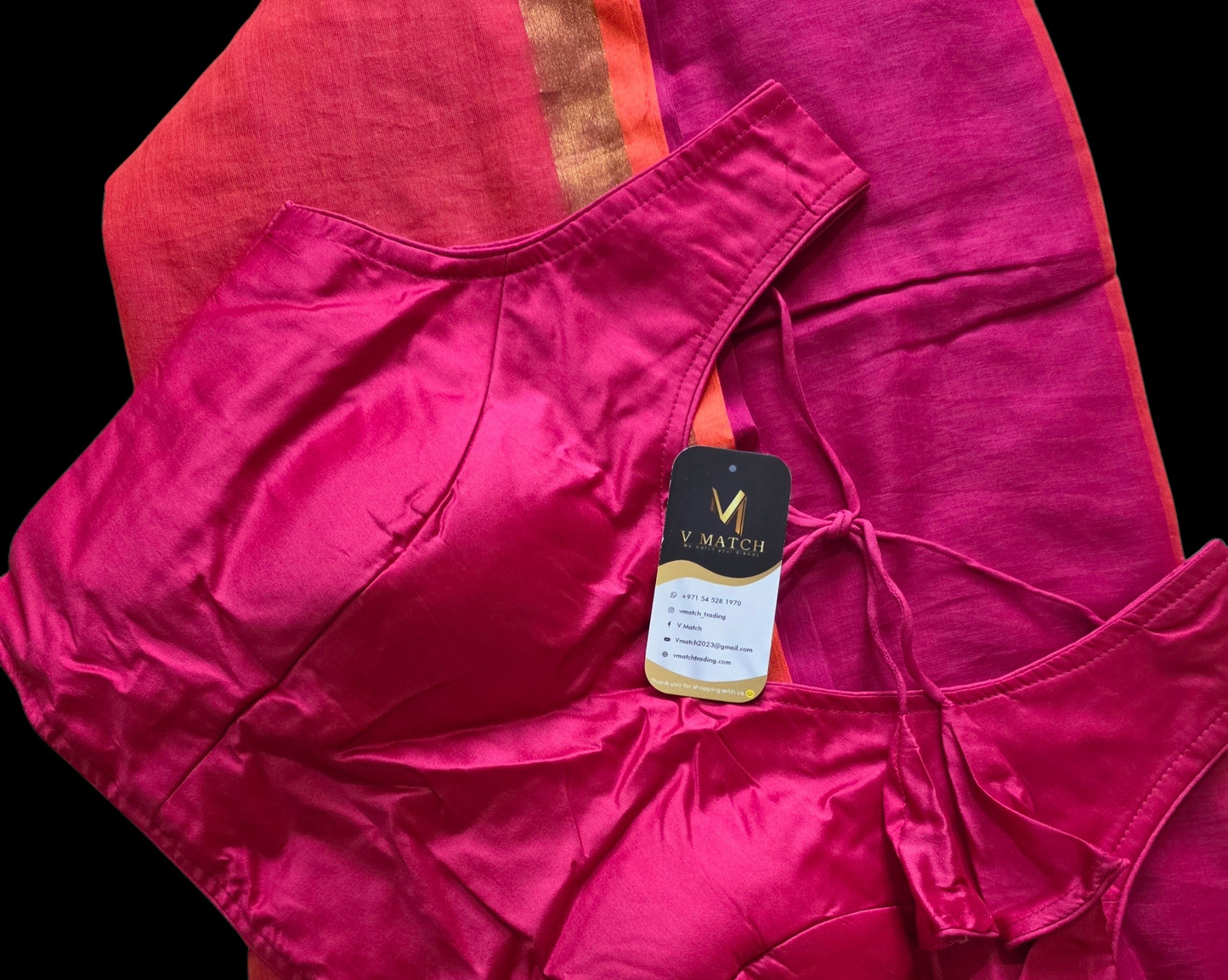 71926. Mulcotton double shaded Saree.