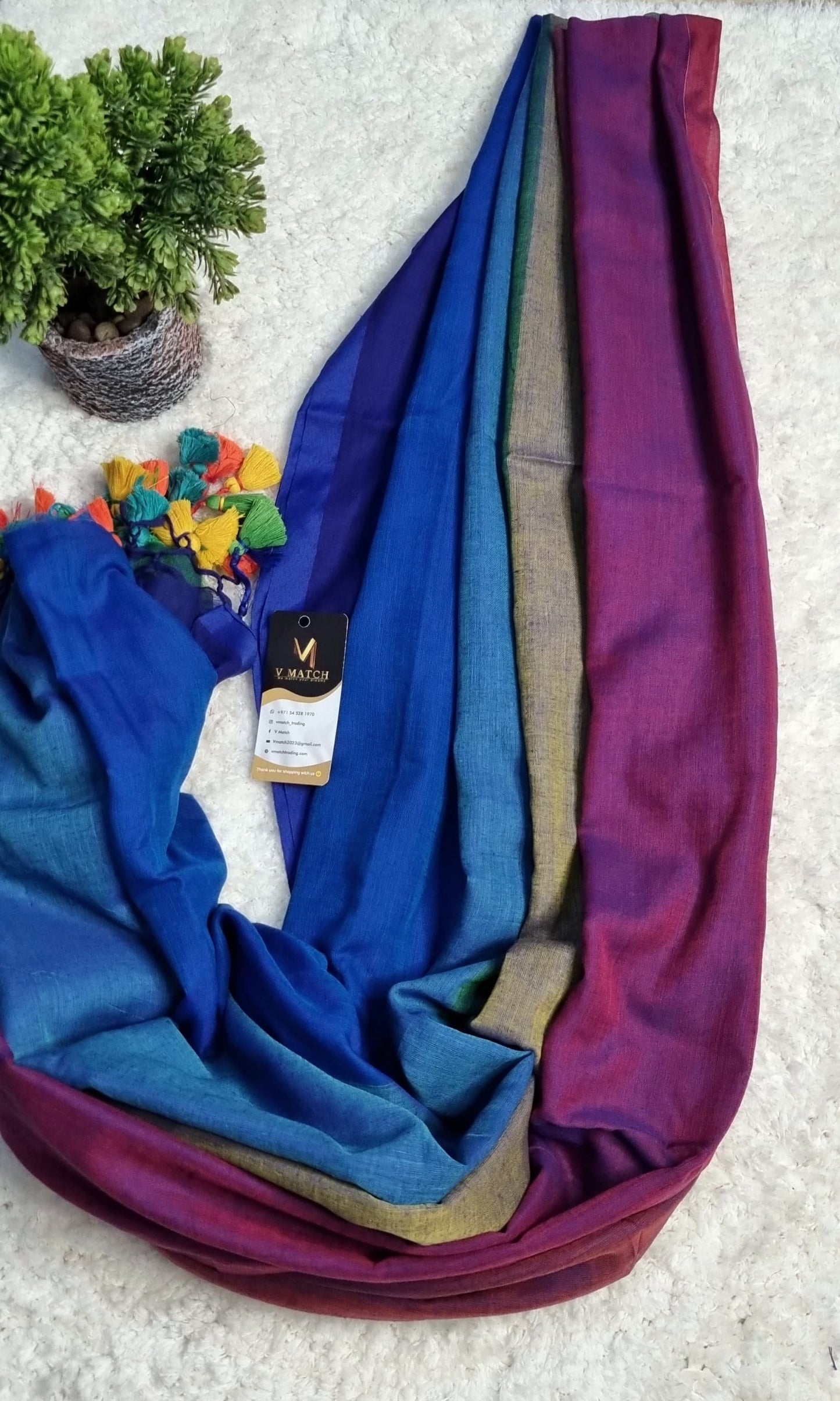 18NOV25. 100 COUNT MULCOTTON SAREE