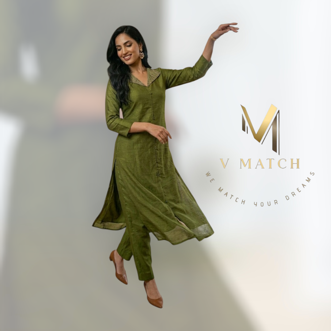 23226.Crushed Silk Co-Ord Set