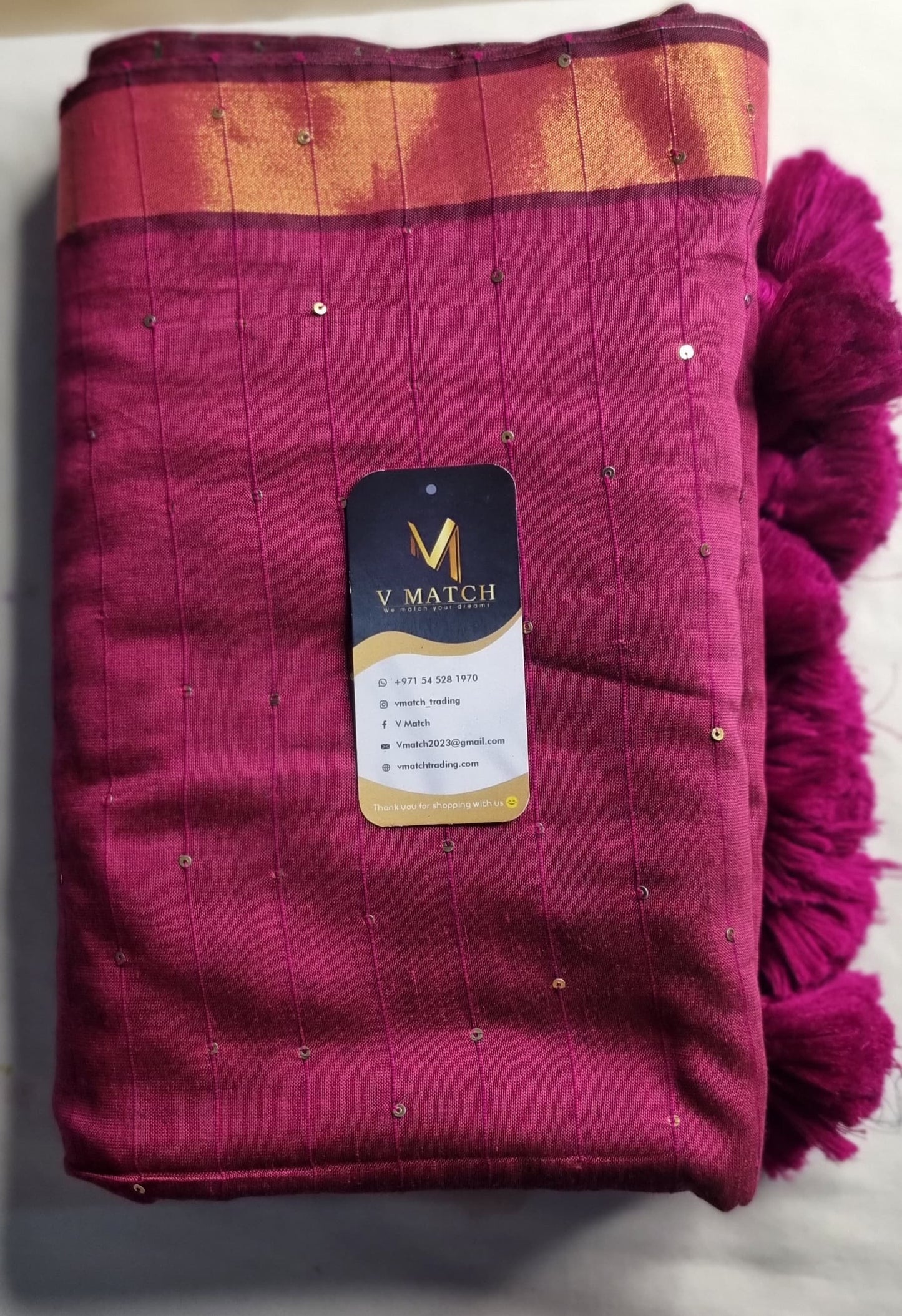 33SEP25.120 COUNT MULCOTTON SAREE WITH BP.