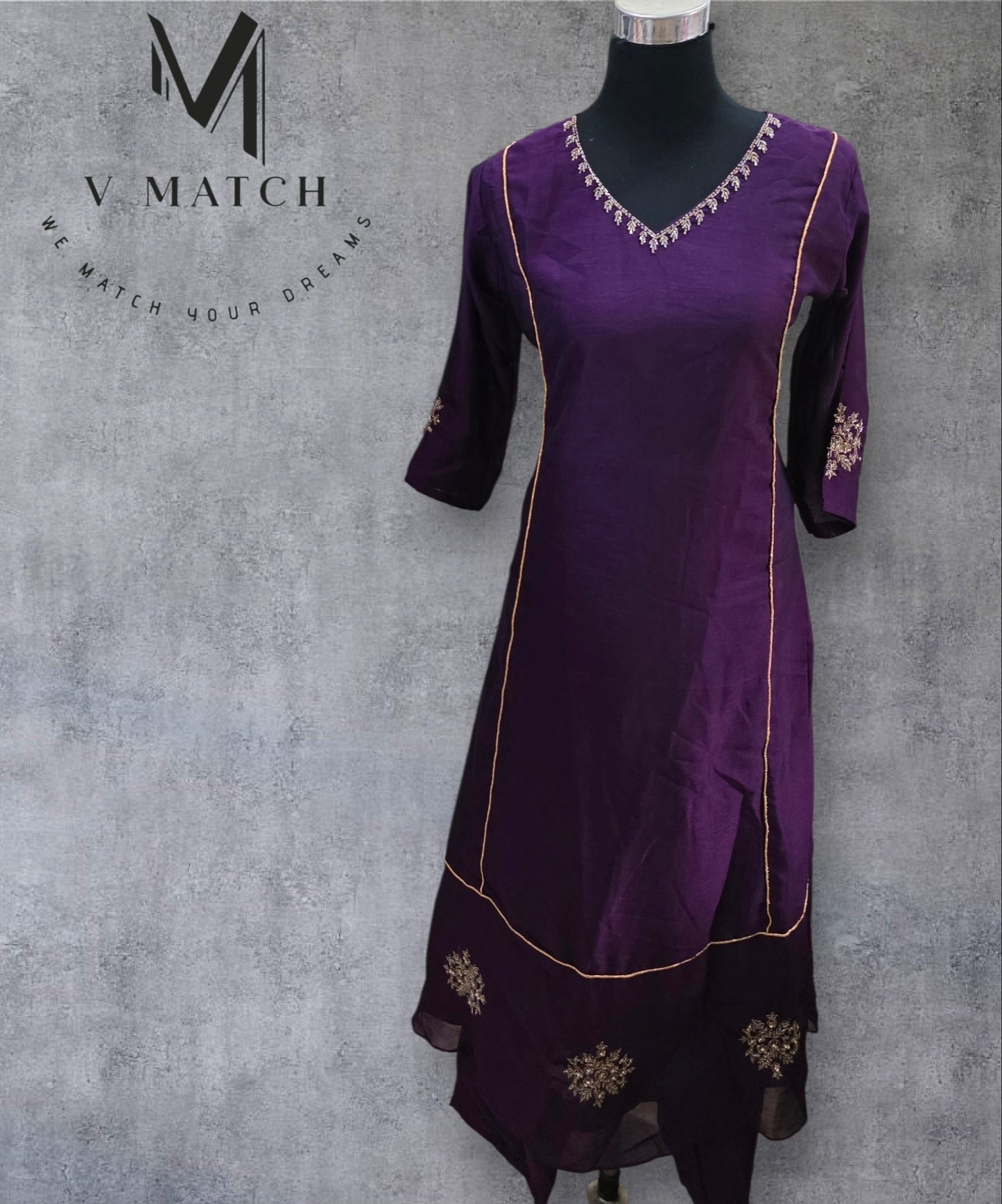 50426. Premium Vichitra Silk 2 Piece Set.