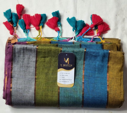 51AUG25.MulCotton Saree