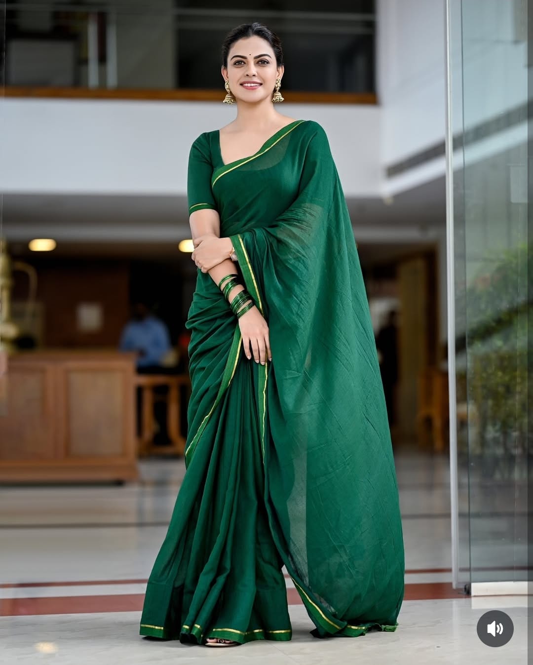 06NOV25.Anusree Inspired 140 Count MulCotton Saree.