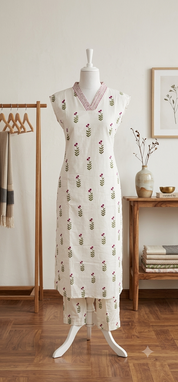 75626. Pink Blossom Co ord Set