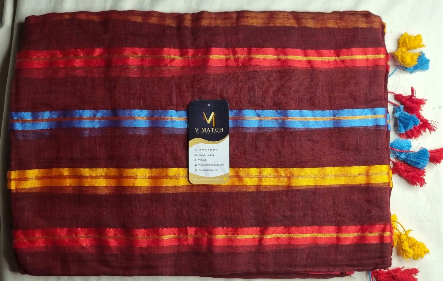 25SEP25. 120 COUNT MULCOTTON SAREE.