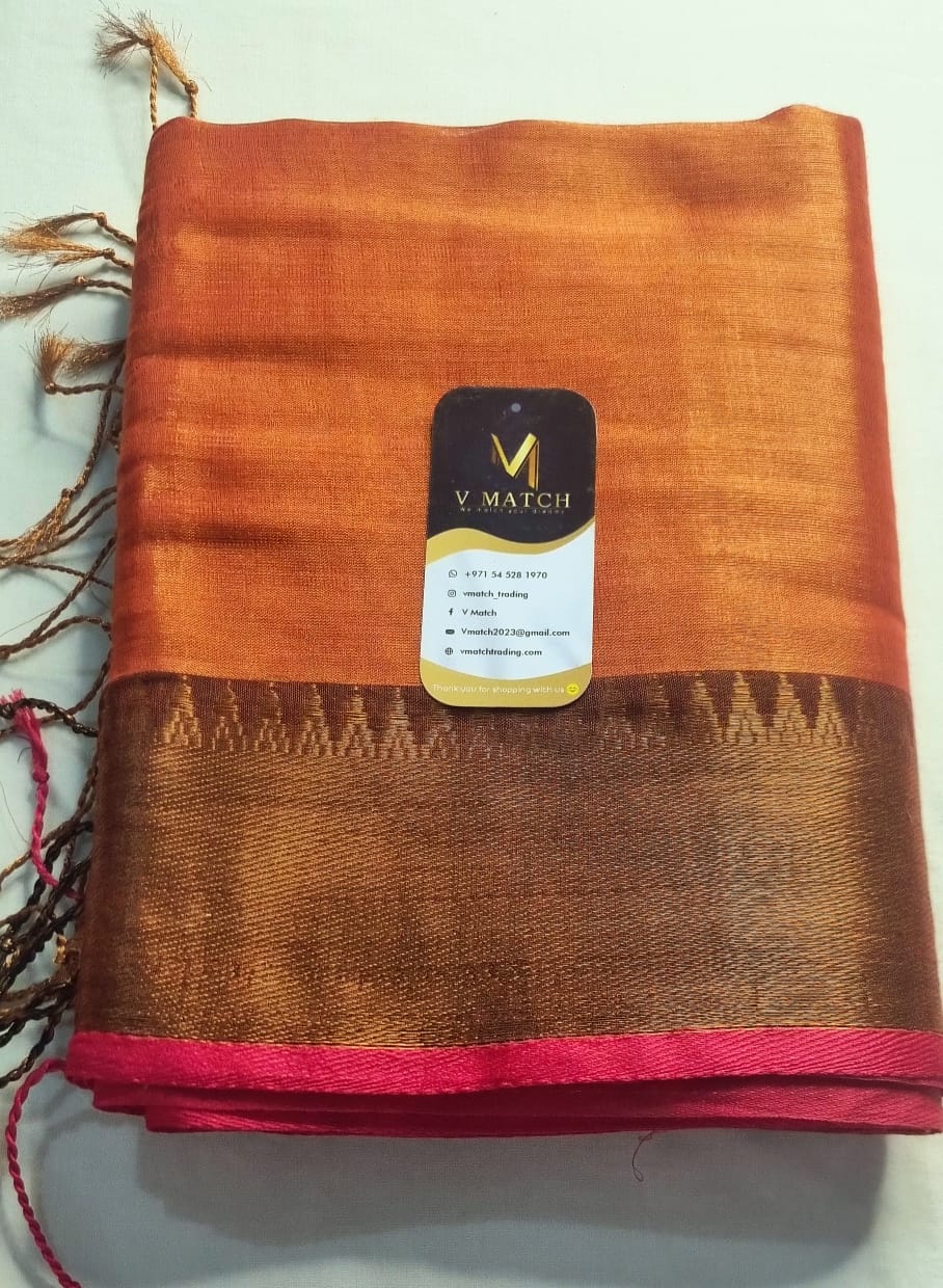 14SEP25. Bengal Tissue Saree.
