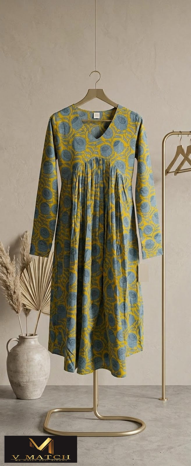 10264. Cotton Aliya Pleated A-Line Top.