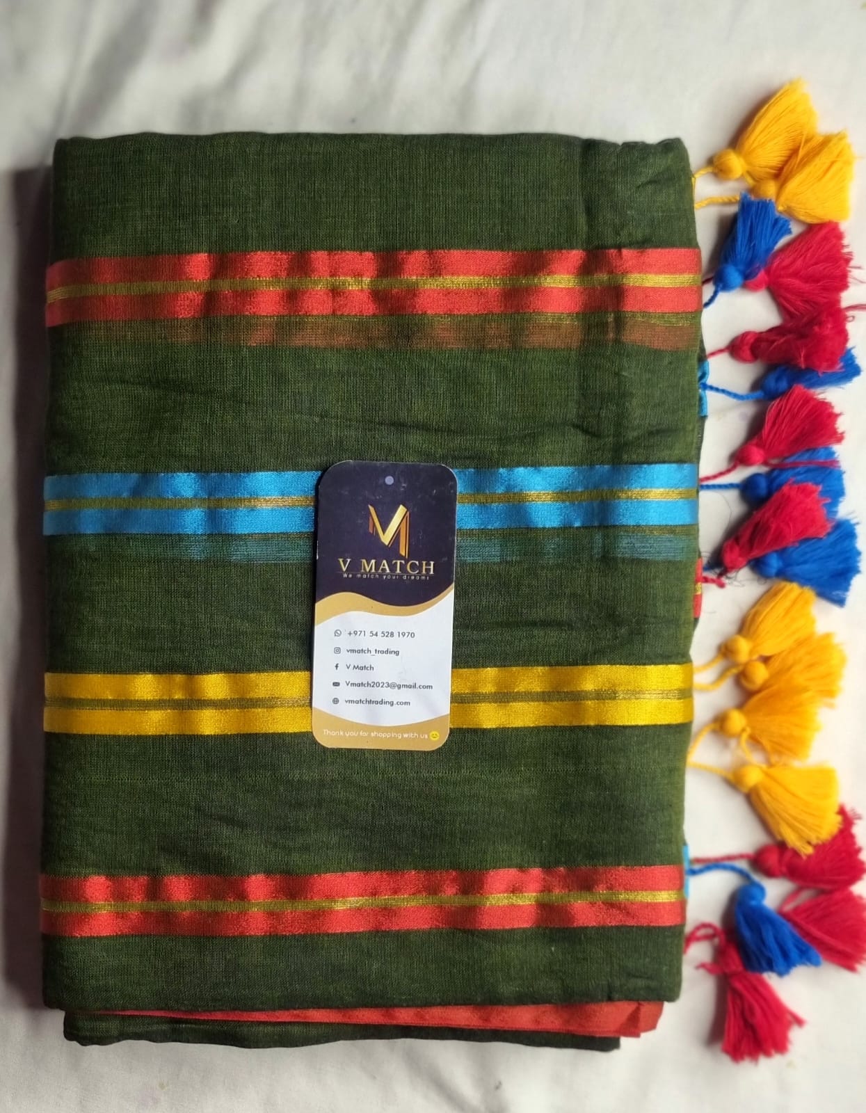 24SEP25. 120 COUNT MULCOTTON SAREE