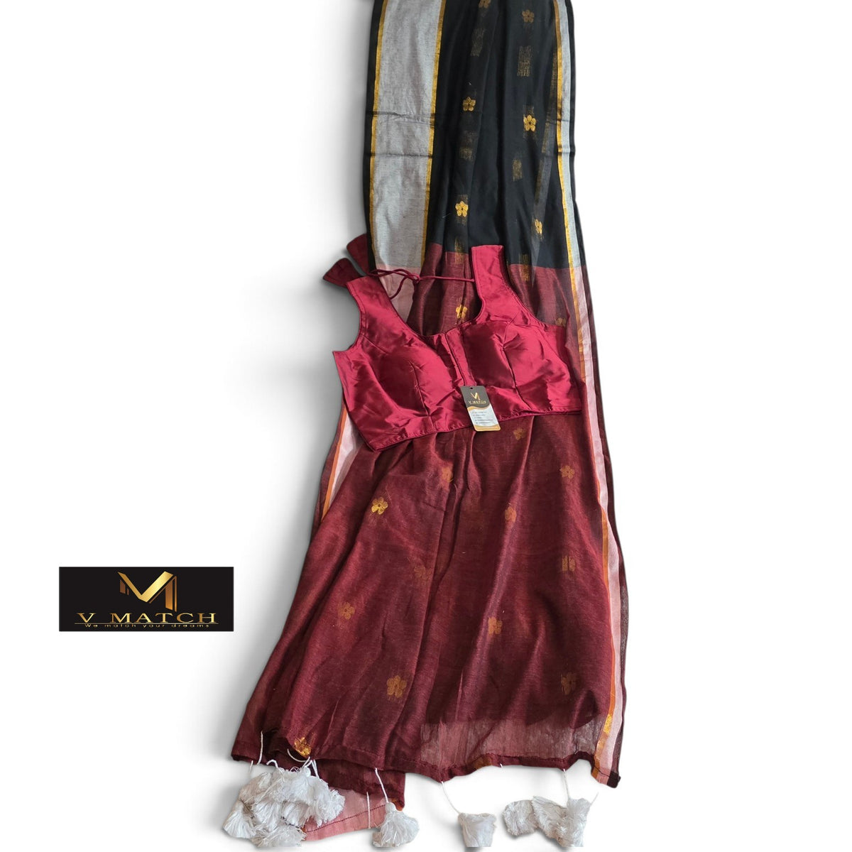 76526. Mulcotton Saree.
