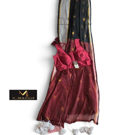76526. Mulcotton Saree.