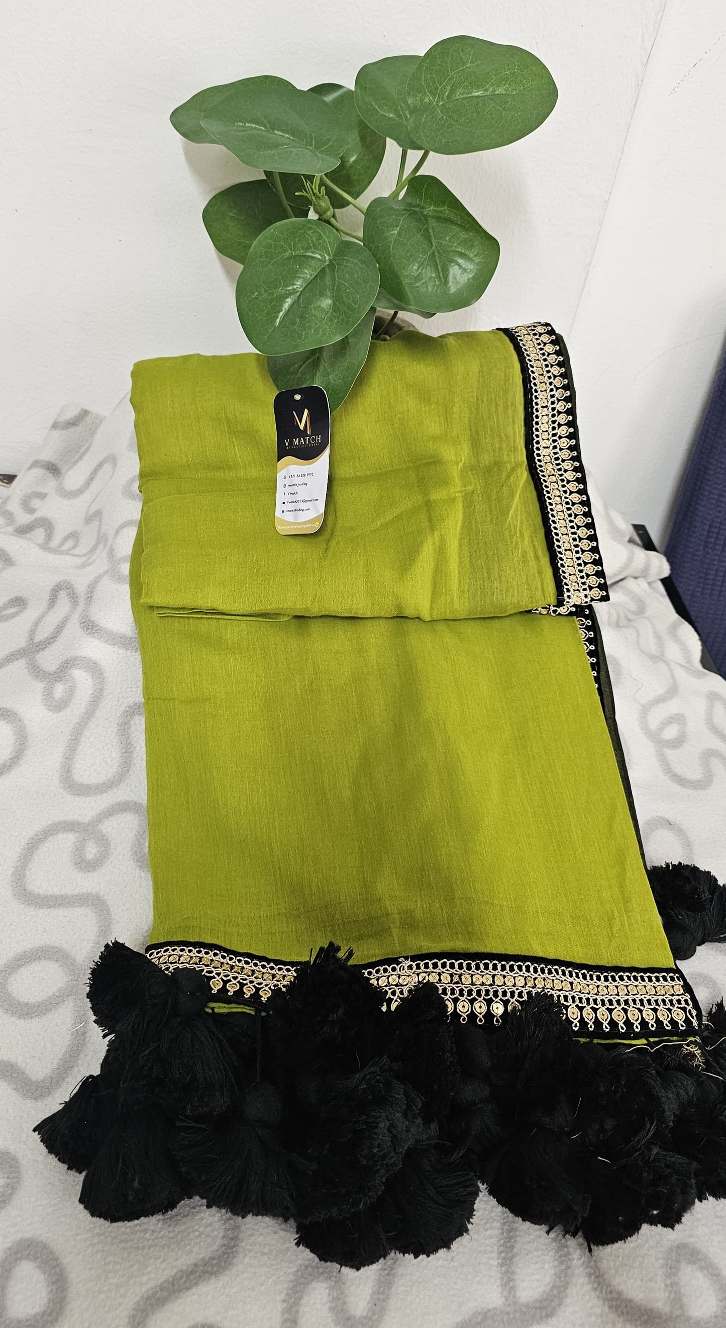 12NOV25. 
120 Count Mul Cotton Multi Tilak lace border
All over border work 
Without bp