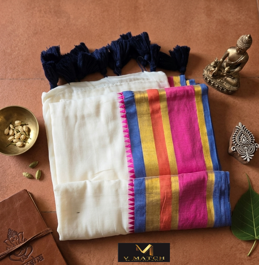 V5426. 140 Count MulCotton Saree.