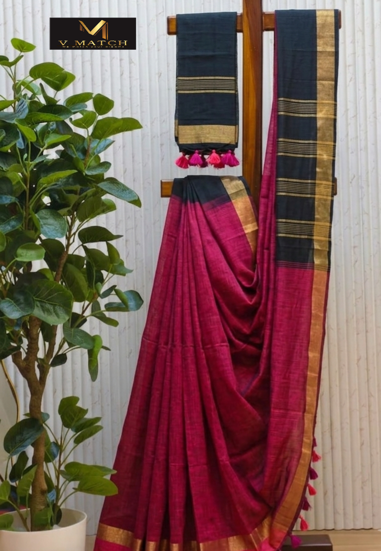 72726. Mulcotton Saree.