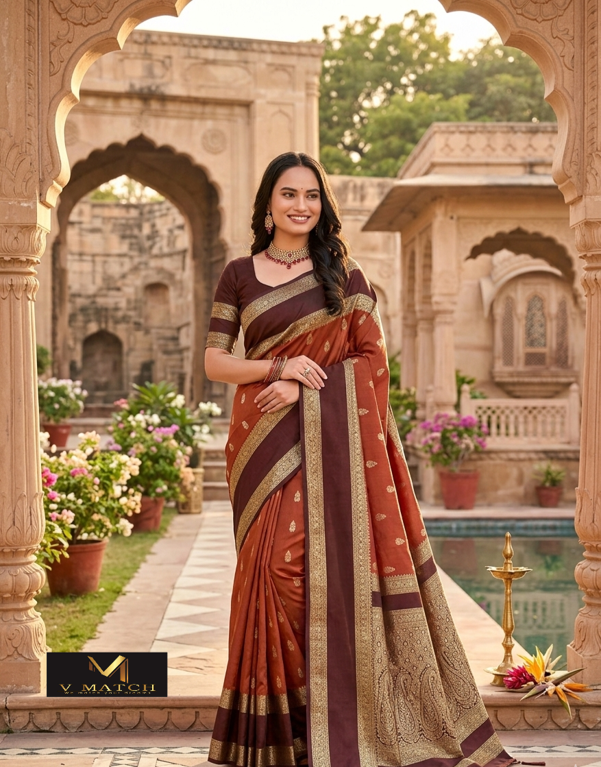 38226.Soft Semi Silk Saree.