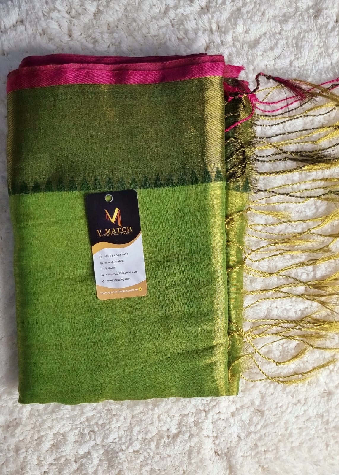 22NOV25. Bengal Tissue Saree.