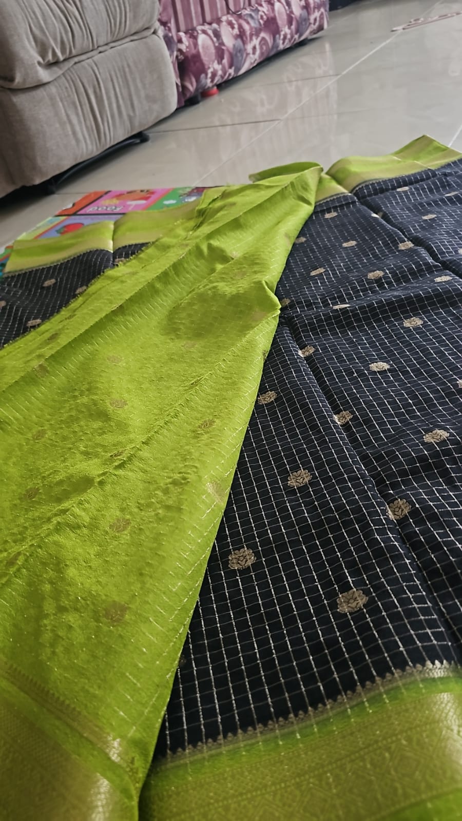 74026.Georgette Banarasi Saree
