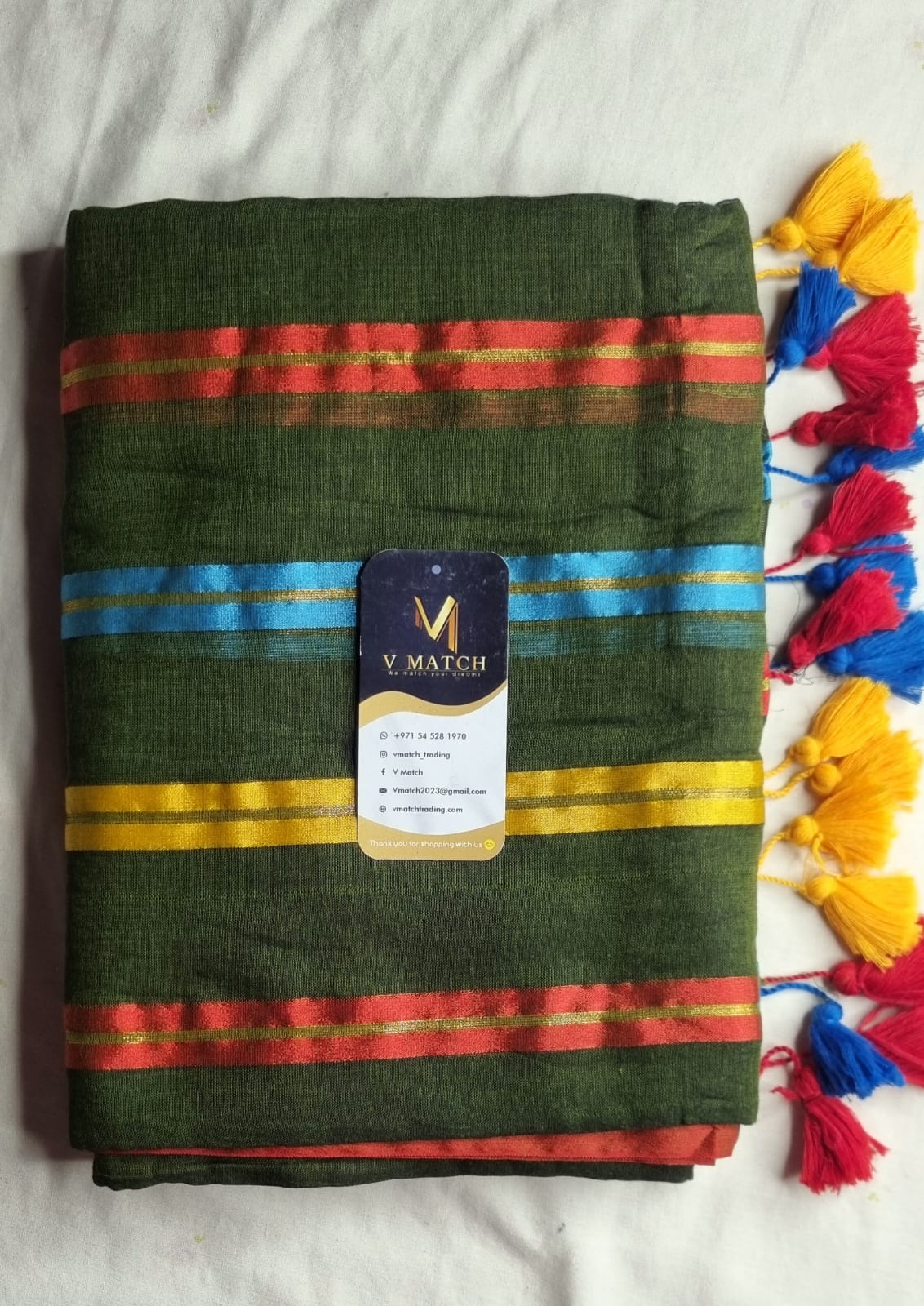 24SEP25. 120 COUNT MULCOTTON SAREE