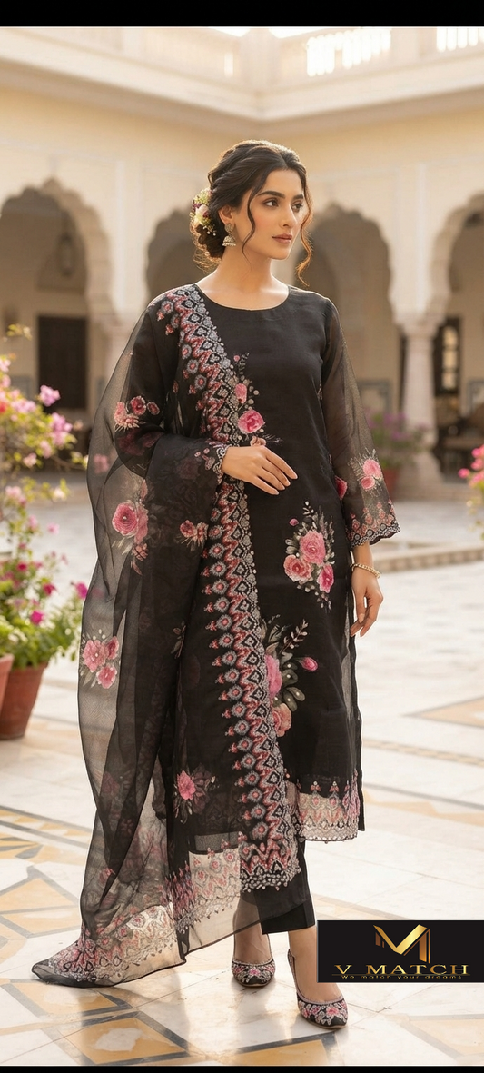 74226.Organza 3 Piece Set