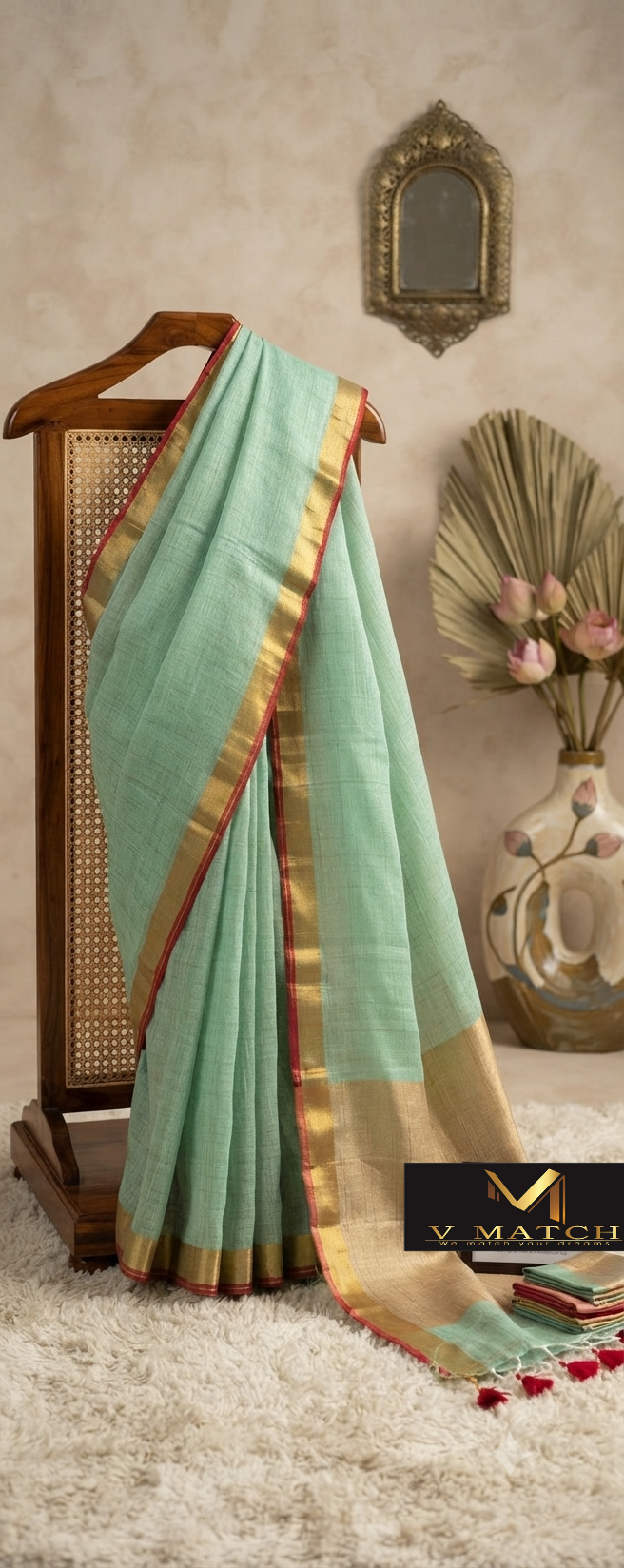 OS116. Linen Saree