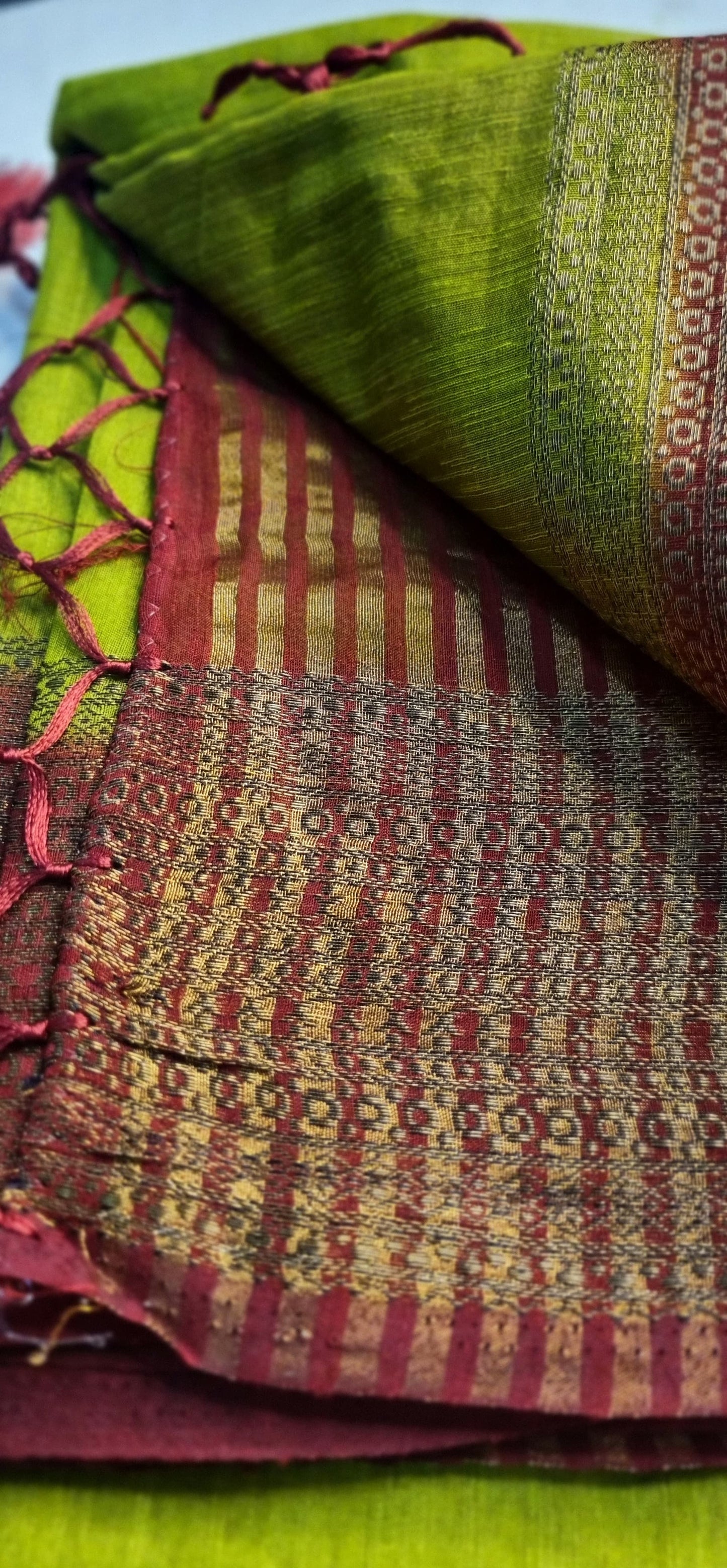 12SEP25. Semi Jute Silk Saree.