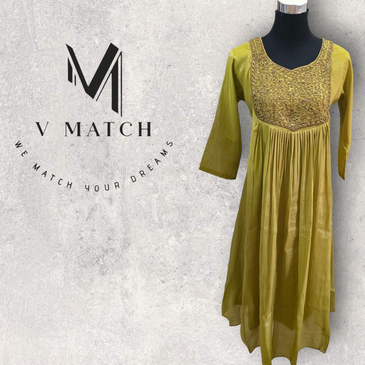 75726. Mul-Chanderi Pleated A-Line Top.