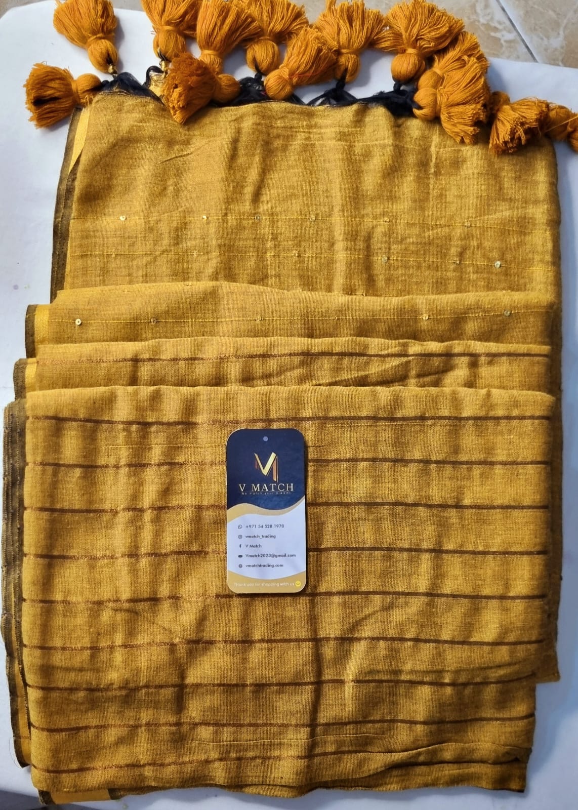 36SEP25. 120 Count Mulcotton Saree with BP.