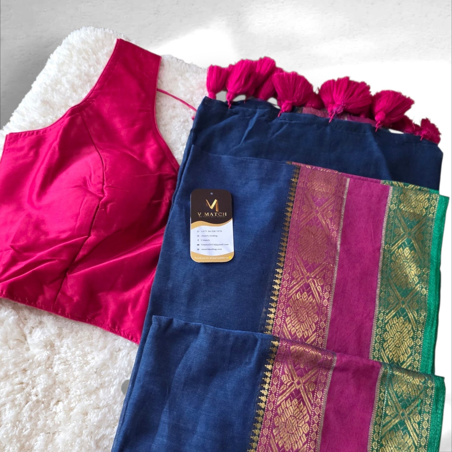 72926. Mulcotton Saree.