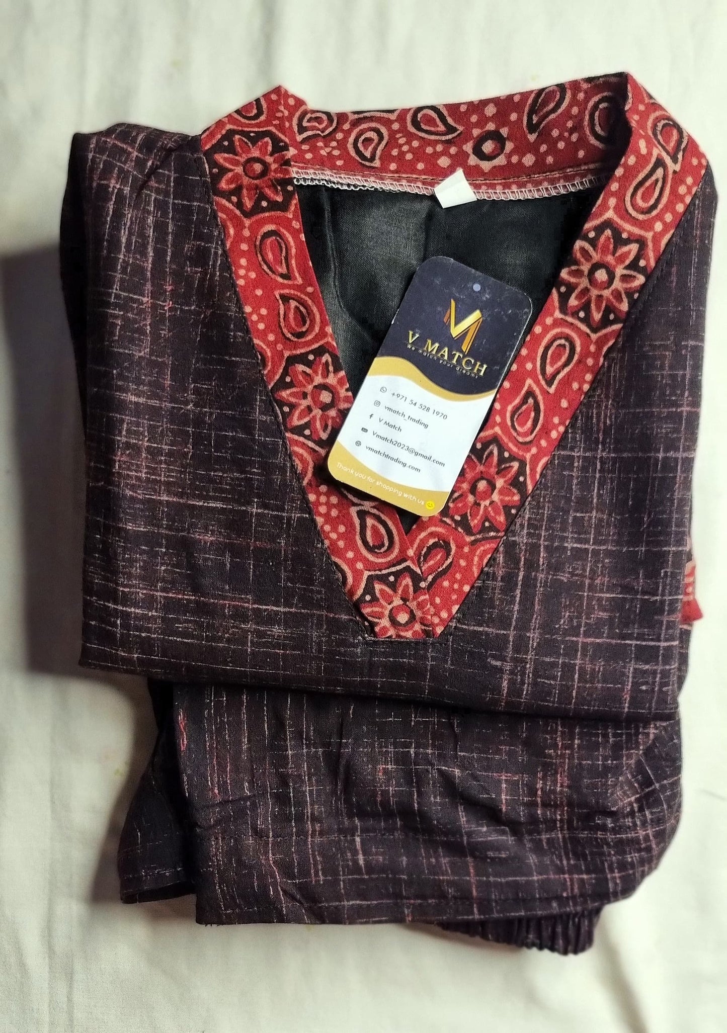 21SEP25. Coord Set Pure Cotton Top with Pant.