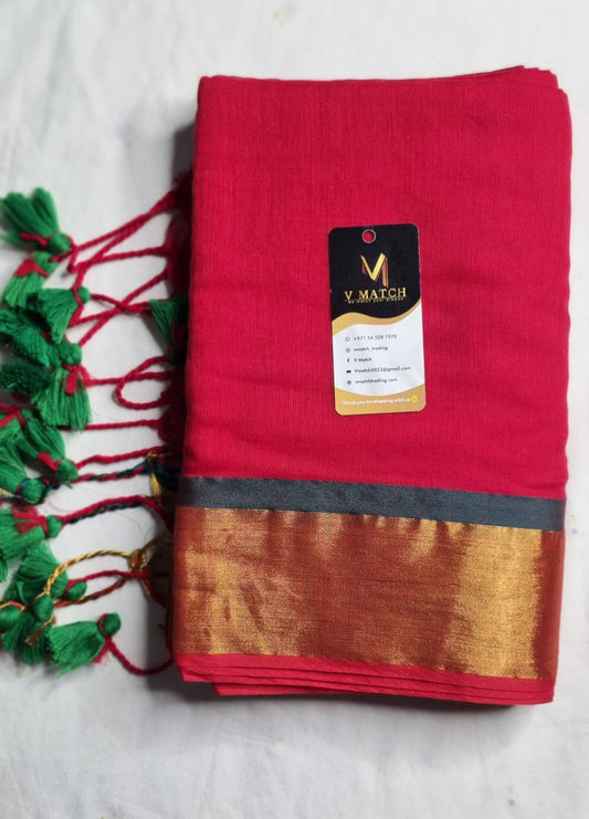 3AUG25.MUL COTTON SAREE.