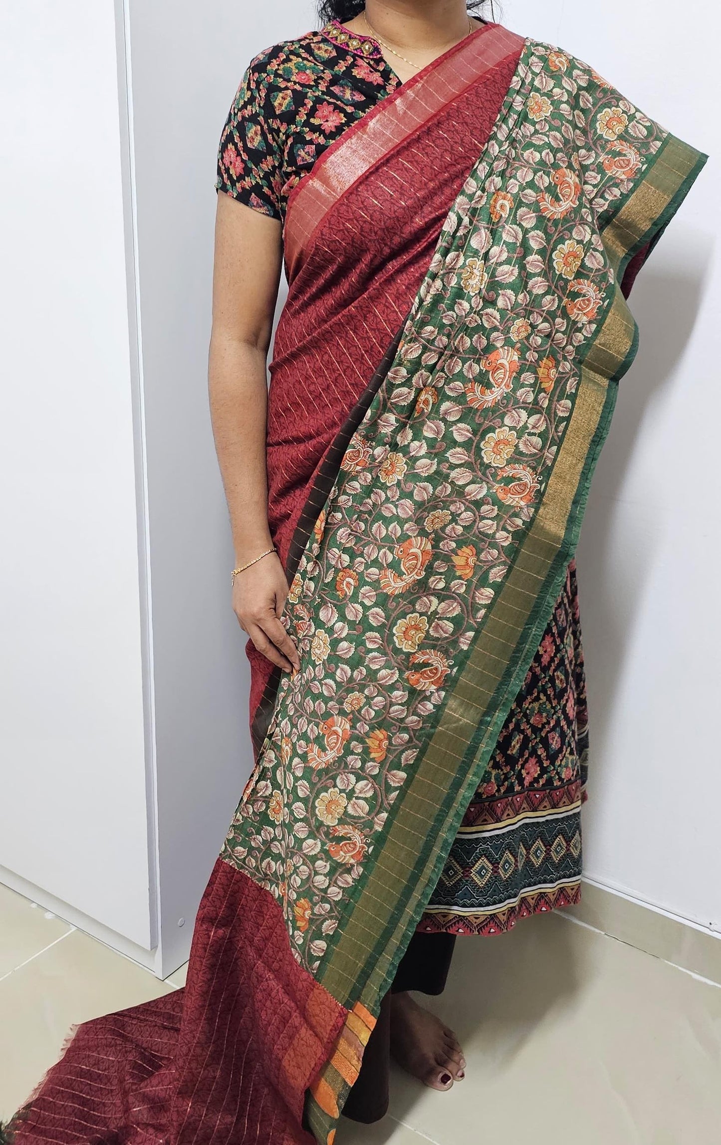 03SR25.Maheshwari silk saree