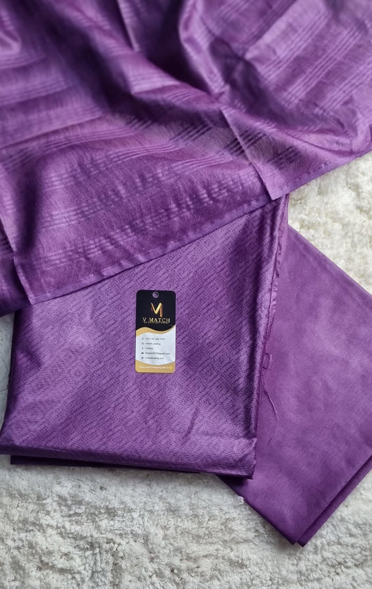 45SEP25. Semi Tussar UnStitched Salwar Material.