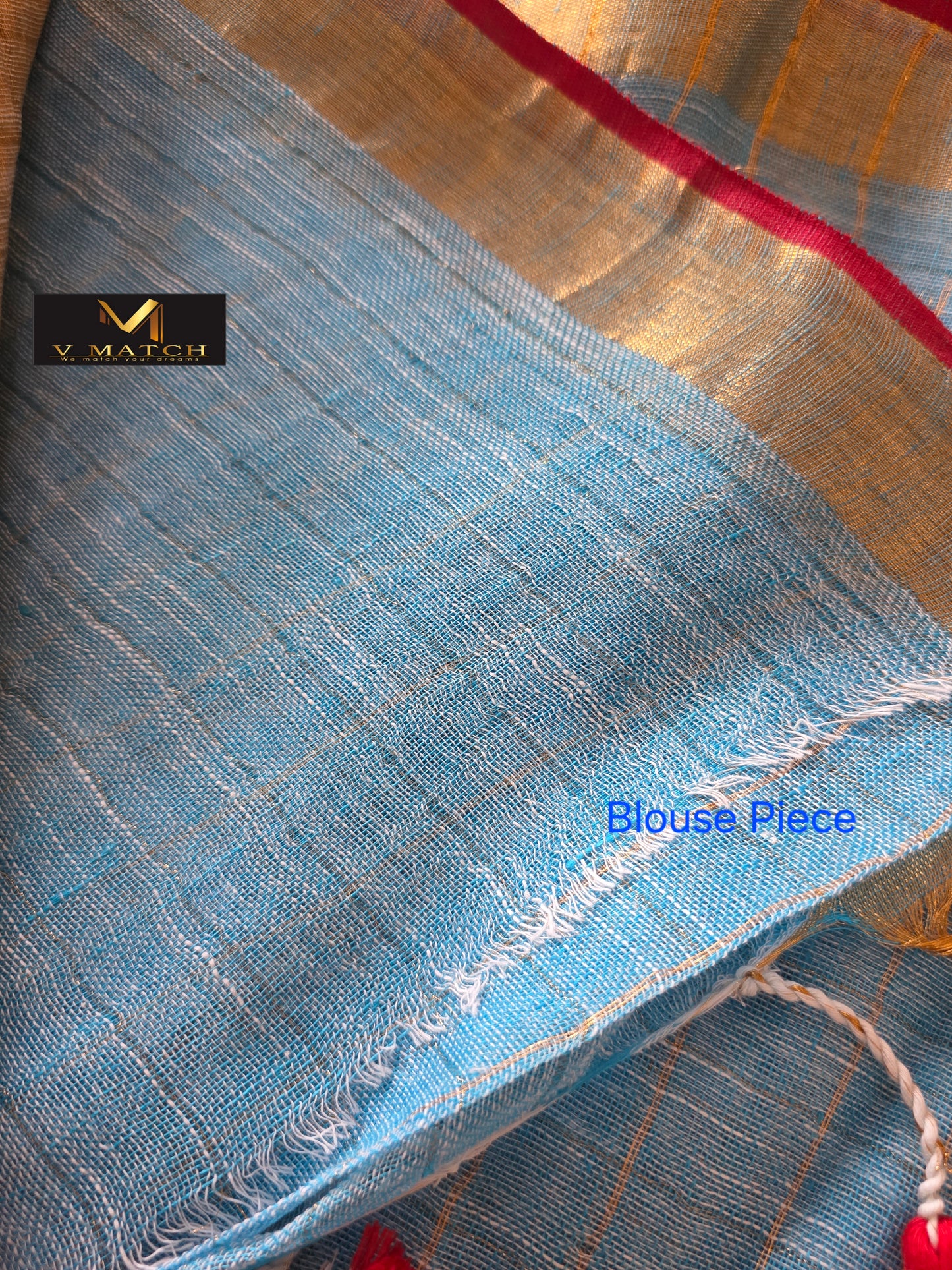 OS100. Linen Check Saree