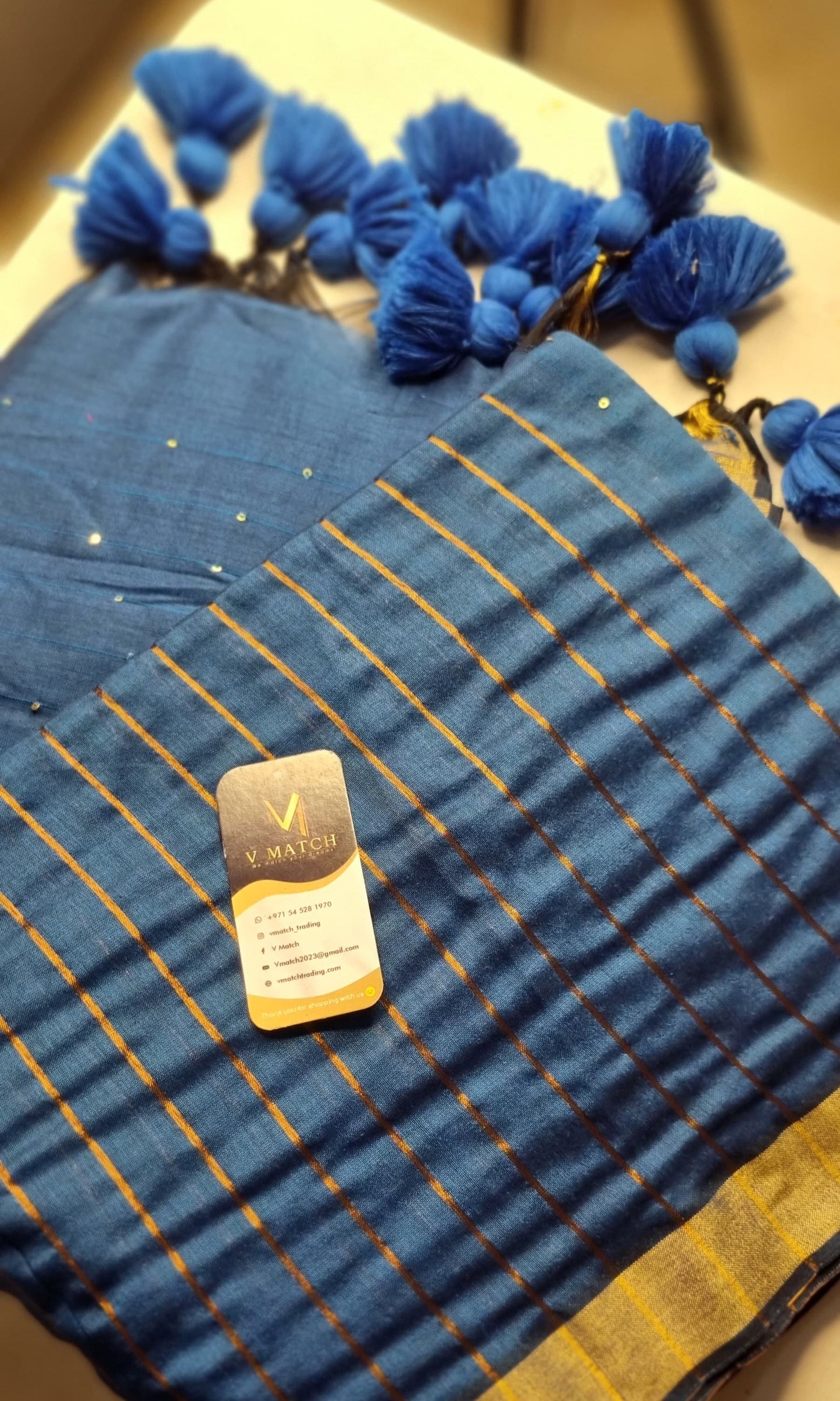 34SEP25. 120 MULCOTTON COUNT SAREE